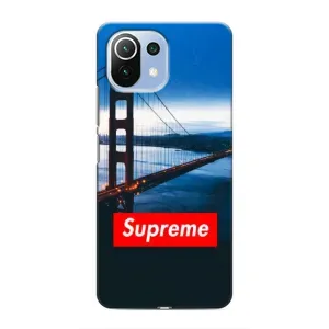 Чеохол для Xiaomi Mi 11 Lite з картинкою Supreme (AlphaPrint) (Стиль Supreme)