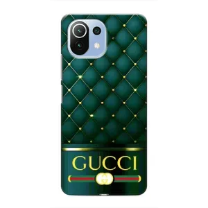 Чохли  GUCCI для Сяомі Мі 11 Лайт (AlphaPrint) (Текстура Гуччі)