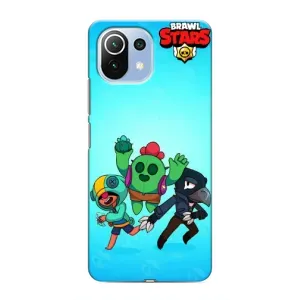 Чехлы Brawl Stars для Xiaomi Mi 11 Lite (AlphaPrint) (Тріо героїв)