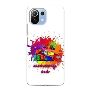 Чохли Амонг Ас для Xiaomi Mi 11 Lite (AlphaPrint) (Яскравий АмонгАс)