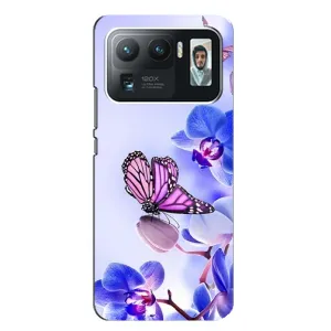 Чохли з квітами для Xiaomi Mi 11 Ultra (VPrint) (Метелик на квітах)