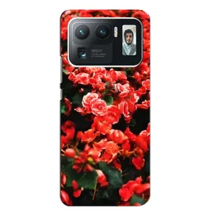 Чохли з квітами для Xiaomi Mi 11 Ultra (VPrint) (Квіти червоні)