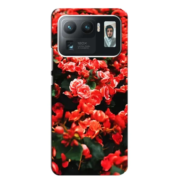 Чохол з принтом «Квіти червоні» для Xiaomi Mi 11 Ultra