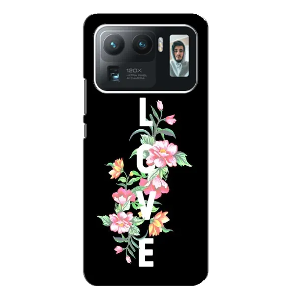 Чохол з принтом «Квіти LOVE» для Xiaomi Mi 11 Ultra Чохол з принтом «Квіти LOVE» для Xiaomi Mi 11 Ultra