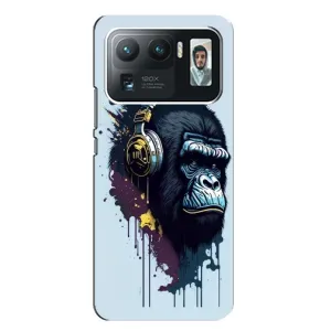 Чохол з Мавпами Xiaomi Mi 11 Ultra - (AlphaPrint) (Горила в навушниках)