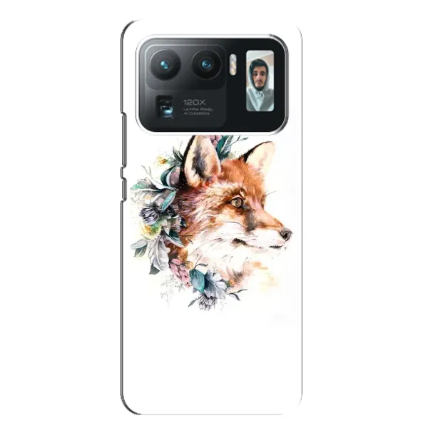 Чехол с принтом «Лисичка в цветочках» для Xiaomi Mi 11 Ultra Чехол с принтом «Лисичка в цветочках» для Xiaomi Mi 11 Ultra