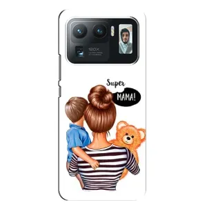 Чехол с печатью для Xiaomi Mi 11 Ultra - (Мама с ребенком) (AlphaPrint) (Мама с сыном)