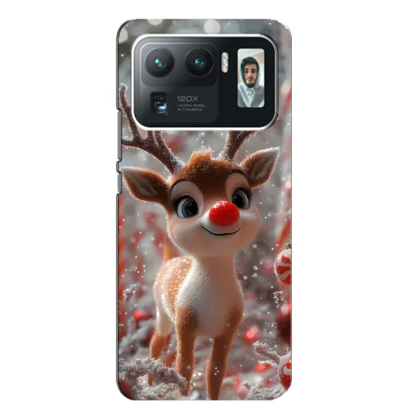 Чохол з принтом «Олень з носом» для Xiaomi Mi 11 Ultra Чохол з принтом «Олень з носом» для Xiaomi Mi 11 Ultra
