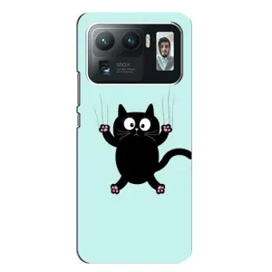 Чохол з принтом для Xiaomi Mi 11 Ultra (AlphaPrint) Модні коти (Падаючий кіт)