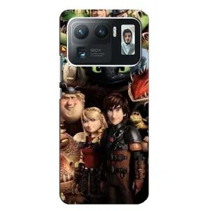 Чехол как приручить дракона на Xiaomi Mi 11 Ultra (Персонажи дракона)