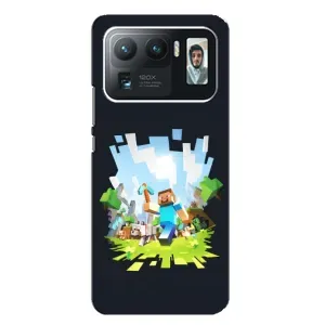 Чехол Майнкрафт на Xiaomi Mi 11 Ultra (AlphaPrint) Minecraft (персонажи Minecraft)
