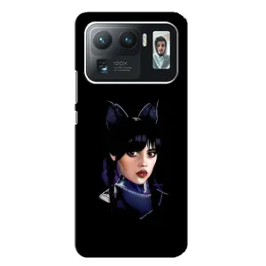 Чехлы Венсдей на Xiaomi Mi 11 Ultra Уэнсдей (AlphaPrint) (серьезная Уэнздей)