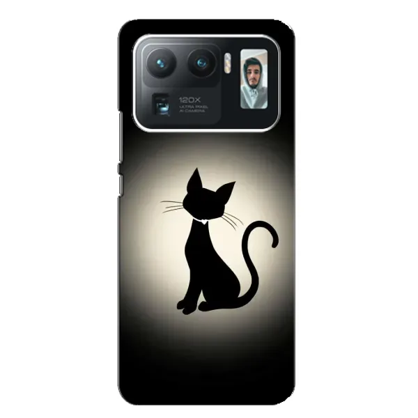 Чохол з принтом «Силует котика» для Xiaomi Mi 11 Ultra