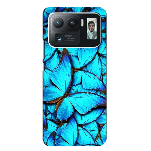 Чохол з принтом «Сині метелики» для Xiaomi Mi 11 Ultra Чохол з принтом «Сині метелики» для Xiaomi Mi 11 Ultra