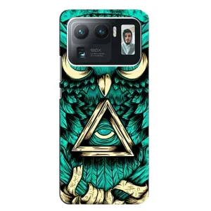Чохол з пташками на Xiaomi Mi 11 Ultra (VPrint) (Сова з оком)