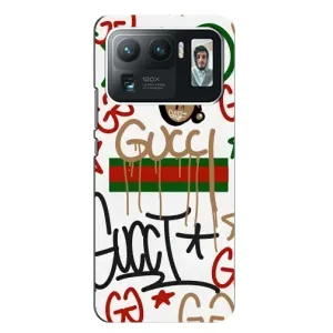 Бренднові Чохли для Xiaomi Mi 11 Ultra - (PREMIUMPrint) (Стиль GUUCI)