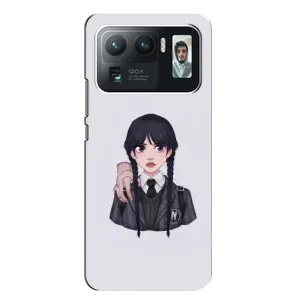 Чехлы Венсдей на Xiaomi Mi 11 Ultra Уэнсдей (AlphaPrint) (Уэнздей и Вещь)