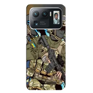Чехлы с картинкой ЗСУ для Xiaomi Mi 11 Ultra (AlphaPrint) (Воин ВСУ)