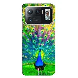 Чохол з пташками на Xiaomi Mi 11 Ultra (VPrint) (Яскравий Павлин)
