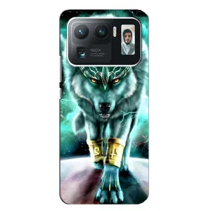 Защитные чехлы для Сяоми Ми 11 Ультра (AlphaPrint) (ХИТ продаж) ВОЛК