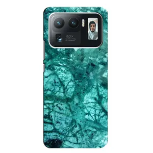 Мраморний чехол на Xiaomi Mi 11 Ultra (VPrint) (Зелений мрамор)