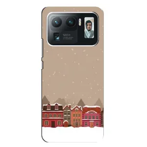 Новорічні, Святкові Чохли для Xiaomi Mi 11 Ultra - 2024 год (Зимове місто)
