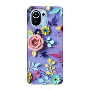 Чохли з квітами для Xiaomi Mi 11 (VPrint) (Дизайн квітів)