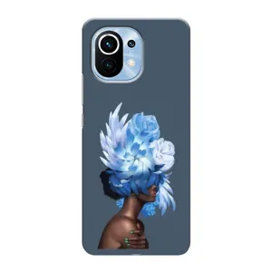 Чехлы (ART) Цветы на Xiaomi Mi 11 (VPrint) (Квіти на голові)