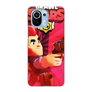 Чехол для Xiaomi Mi 11 Бравл Старс (VPrint) (Дуелянт Кольт)