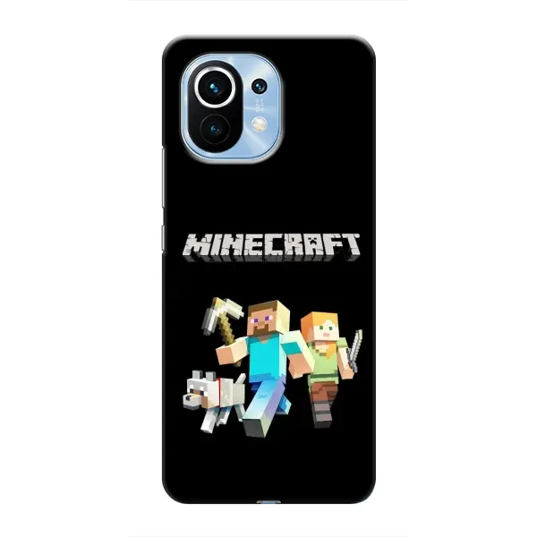 Чехол с принтом «герои Minecraft» для Xiaomi Mi 11 Чехол с принтом «герои Minecraft» для Xiaomi Mi 11