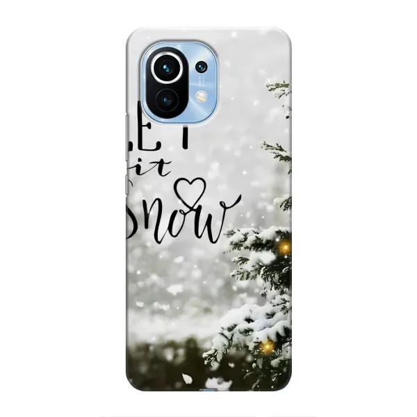 Чехол с принтом «Let it snow» для Xiaomi Mi 11 Чехол с принтом «Let it snow» для Xiaomi Mi 11