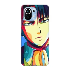 Чехлы Персонажи Аниме Наруто для Xiaomi Mi 11 (AlphaPrint) (Леви Аккерман)