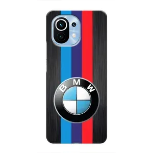 Чехол для Сяоми Ми 11 - с принтом БМВ (AlphaPrint) (Лого BMW)
