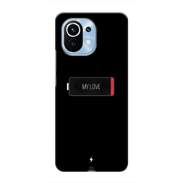 Чохол з принтом «Love battery» для Xiaomi Mi 11