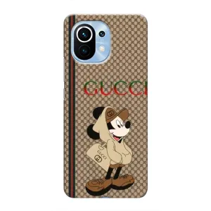 Чехлы ГУЧЧИ для Сяоми Ми 11 (AlphaPrint) (Mickey GUCCI)