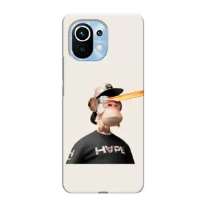 Чехлы с Обезьянами NFT для Xiaomi Mi 11 (AlphaPrint) (обезьяна NFT в очках)
