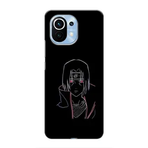 Чехлы на тему: Итачи Учиха для Xiaomi Mi 11 (AlphaPrint) (силуэт Итачи)