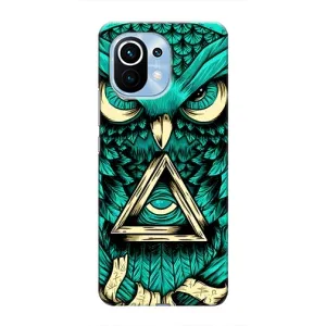 Чохол з пташками на Xiaomi Mi 11 (VPrint) (Сова з оком)
