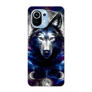 Защитные чехлы для Сяоми Ми 11 (AlphaPrint) (ХИТ продаж) ВОЛК (Волк)