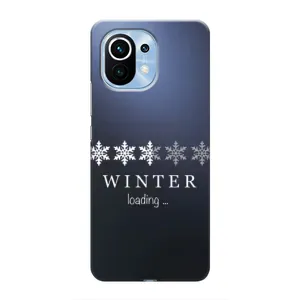 Зимние Чехлы для Сяоми Ми 11 - прозрачный фон (Winter loading)