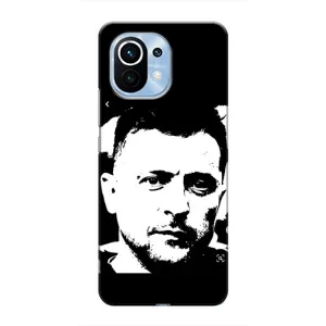 Чехол для Xiaomi Mi 11 (AlphaPrint - с принтом Зеленского) (Зеленский АРТ)