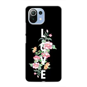 Чехлы для любимой на Ксяомі Мі 11і (VPrint) (Квіти LOVE)