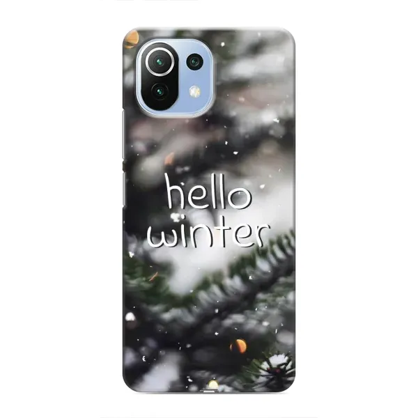 Чехол с принтом «Hello winter» для Xiaomi Mi 11i