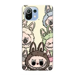 Чохол з Лабубу на Xiaomi Mi 11i (Золота мавпа Bored Ape)