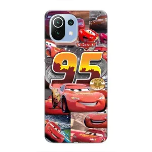 Силиконовый чехол Маквин для Xiaomi Mi 11i (Коллаж Молния Маквин)