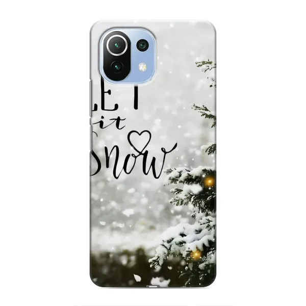 Чехол с принтом «Let it snow» для Xiaomi Mi 11i