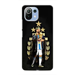 Чехлы для Xiaomi Mi 11i (Leo чемпион) (AlphaPrint) (Месси Король)