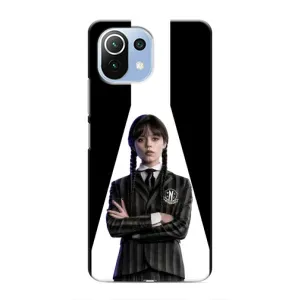 Чехлы Венсдей на Xiaomi Mi 11i Уэнсдей (AlphaPrint) (W-Wednesday)