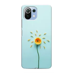 Чохли з квітами для Xiaomi Mi 11i (VPrint) (Жовта квітка)