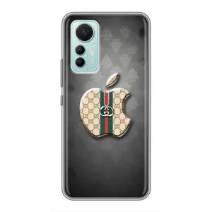 Чохли  GUCCI для Сяомі Мі 12 Лайт (AlphaPrint) (Apple gucci)